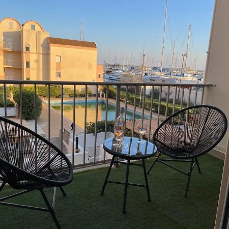 T3 Expo Sud-Est - Parking - Piscine - Clim - Wifi Leilighet Gruissan Eksteriør bilde